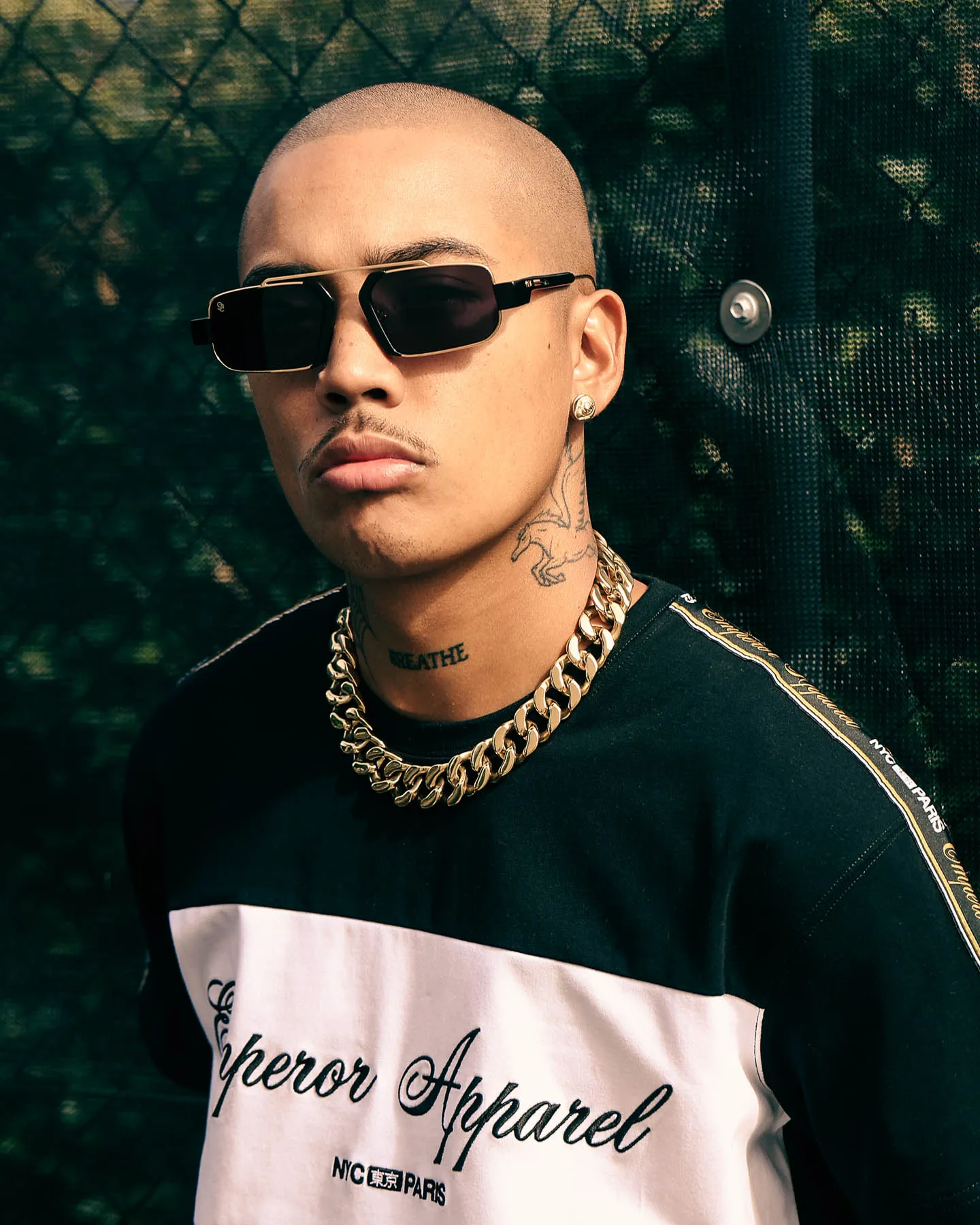 9FIVE The Logan Sunglasses Black/Gold