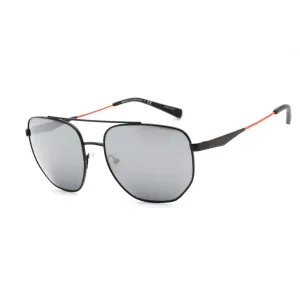 Armani Exchange Men's Sunglasses - Matte Black Frame Mirrored Lens | AX2033S 60636G