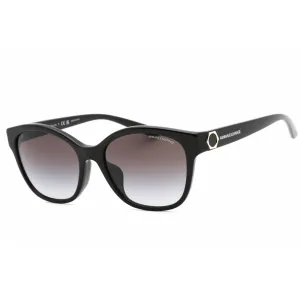 Armani Exchange Women's Sunglasses - Shiny Black Cat Eye Frame | 0AX4127SF 81588G