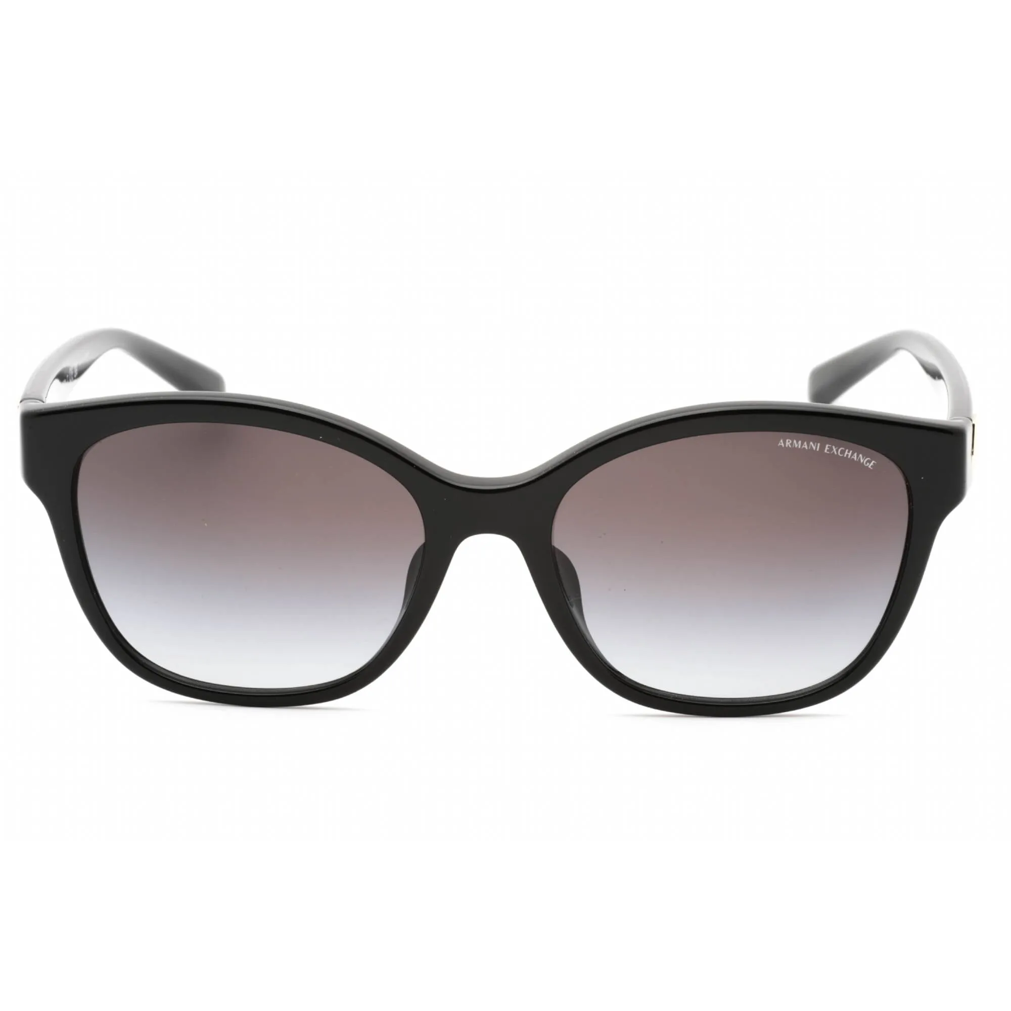 Armani Exchange Women's Sunglasses - Shiny Black Cat Eye Frame | 0AX4127SF 81588G