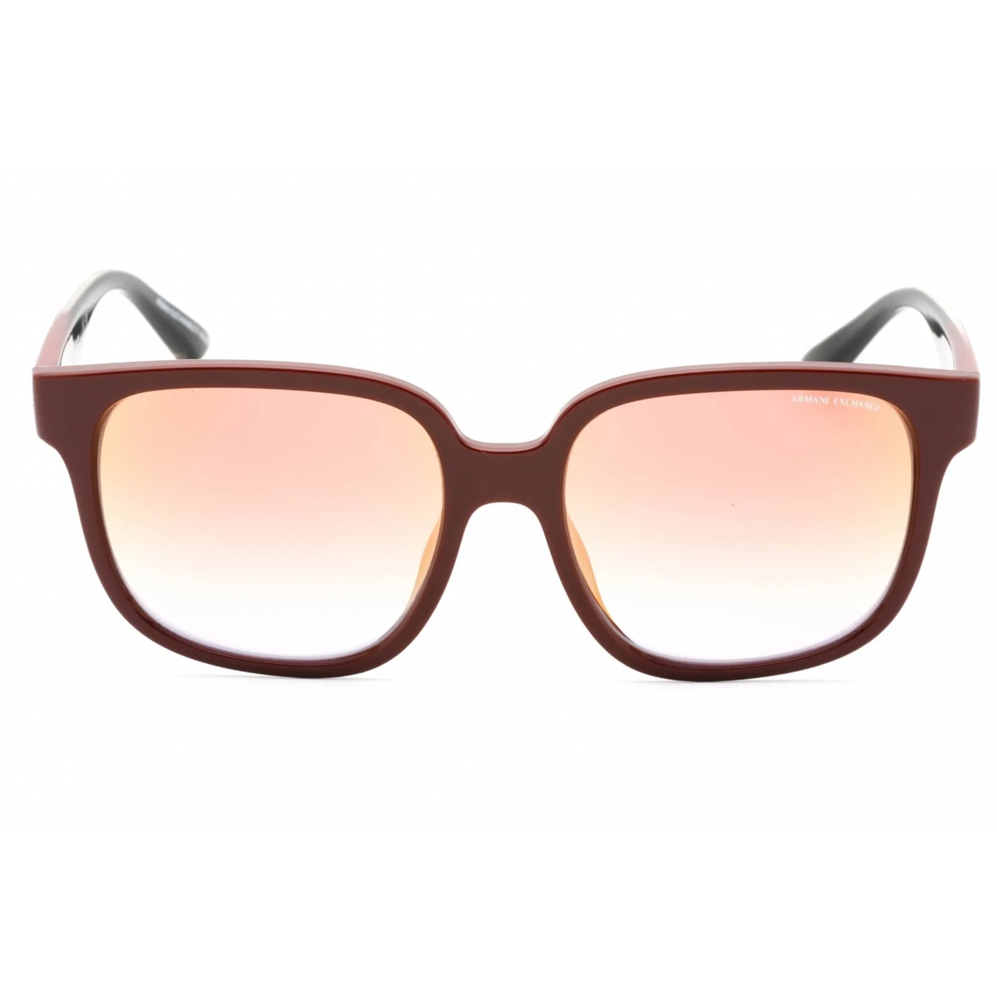 Armani Exchange Women's Sunglasses - Shiny Bordeaux Square Frame | 0AX4136SU 82986F