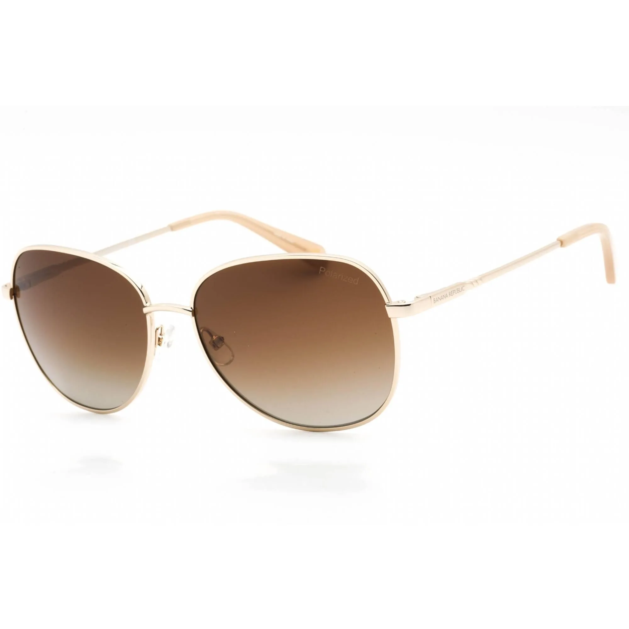 Banana Republic Women's Sunglasses - Light Gold Full Rim Frame | BR 2004/S 03YG LA