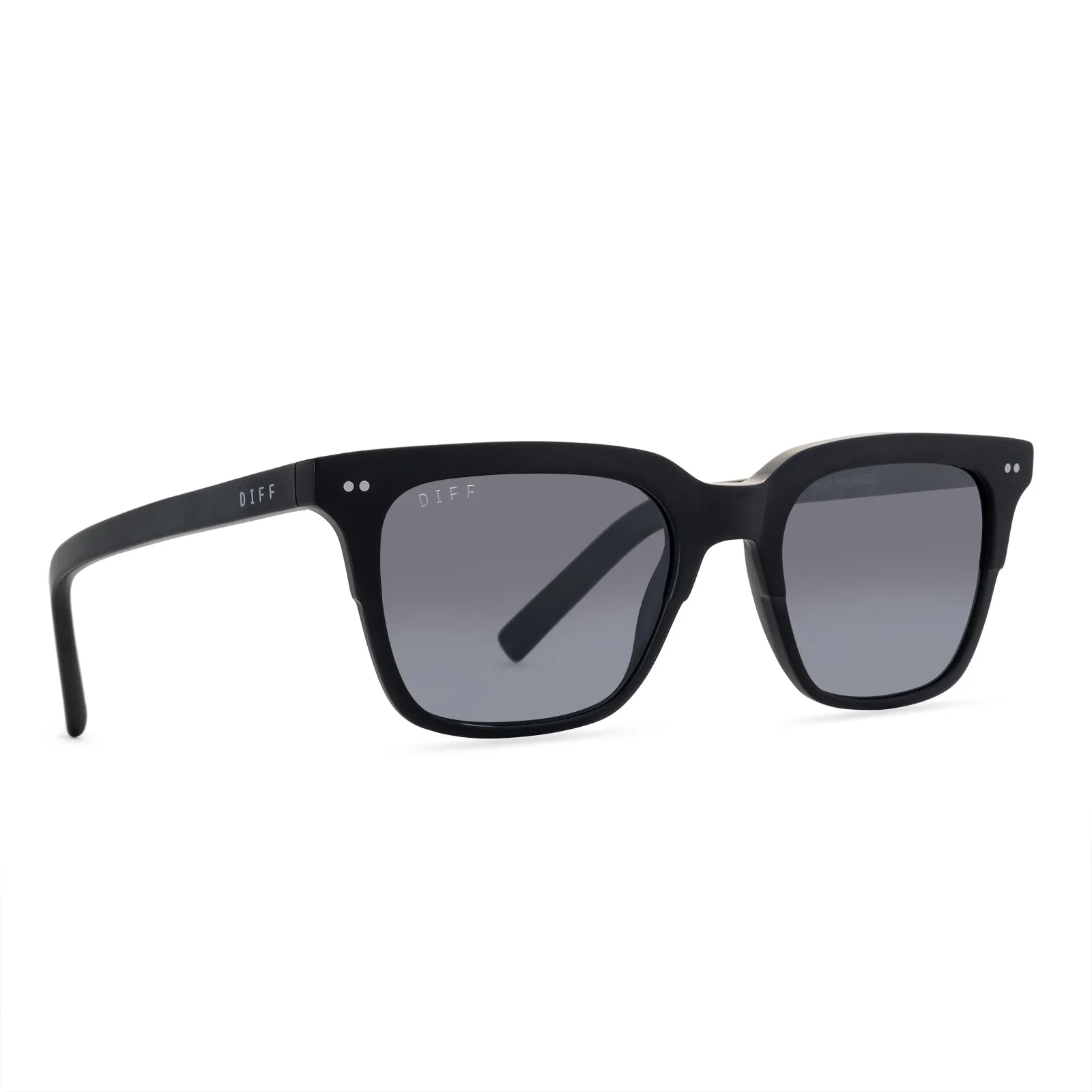 BILLIE - MATTE BLACK   BLUE GRADIENT FLASH   POLARIZED SUNGLASSES