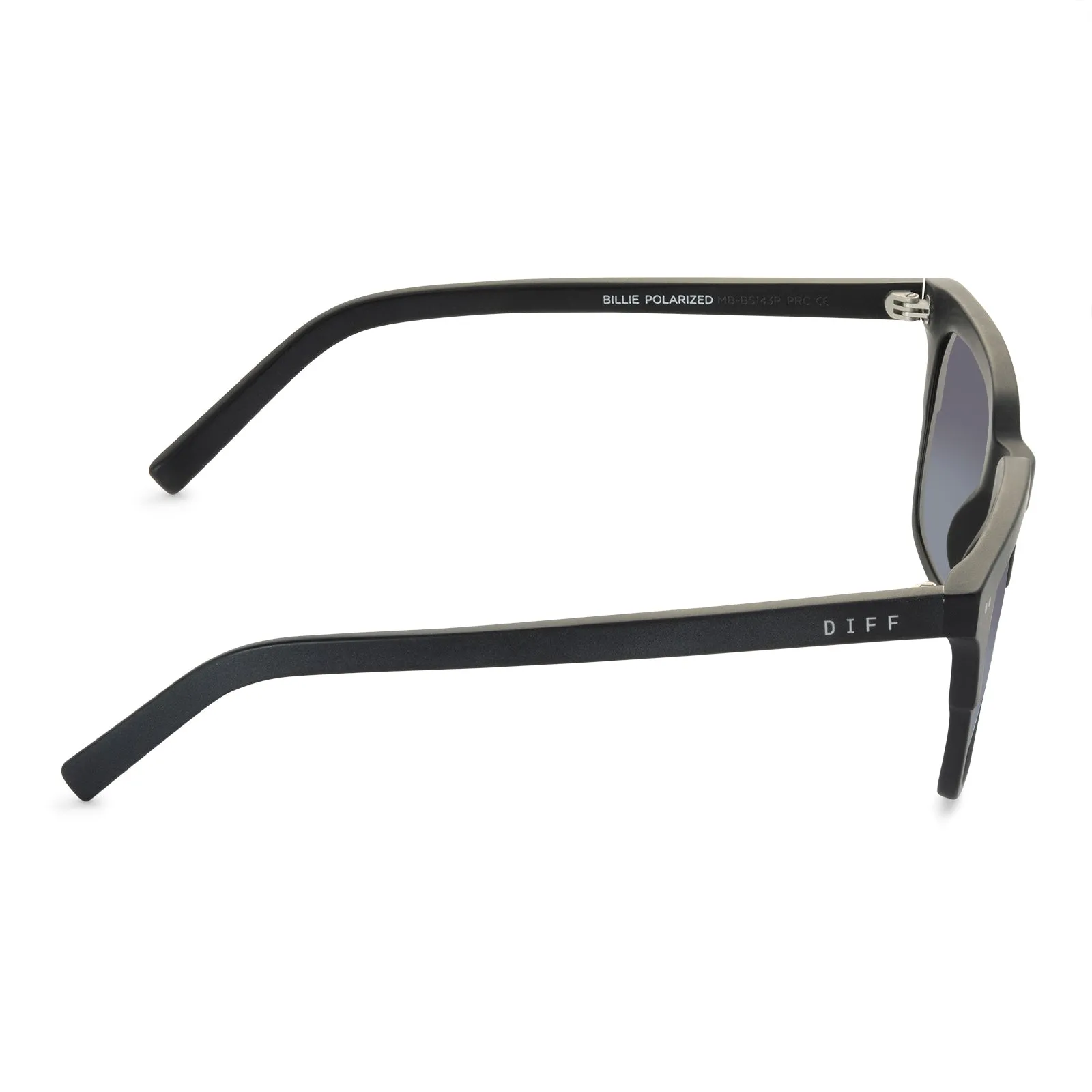 BILLIE - MATTE BLACK   BLUE GRADIENT FLASH   POLARIZED SUNGLASSES