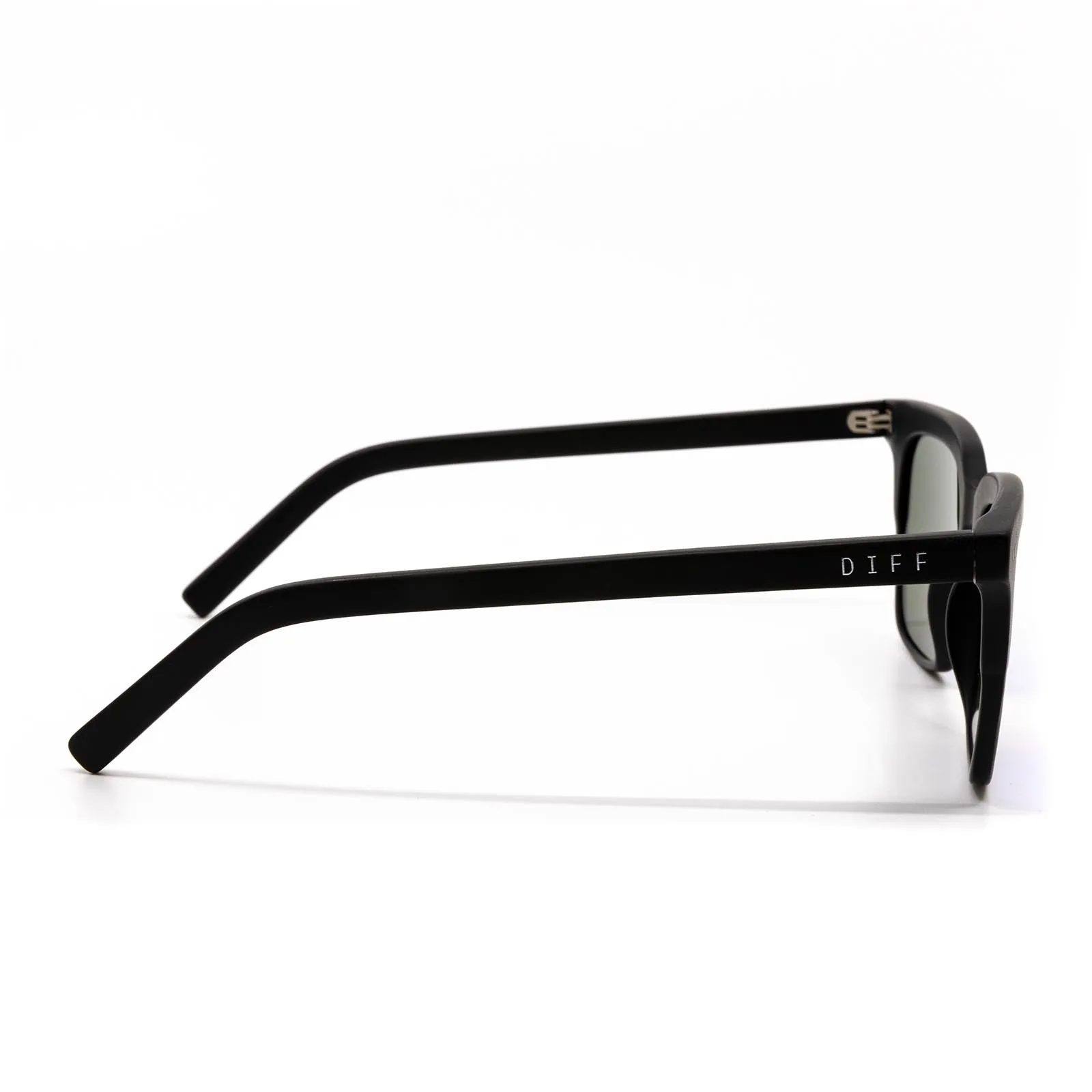 BILLIE - MATTE BLACK   BLUE MIRROR SUNGLASSES