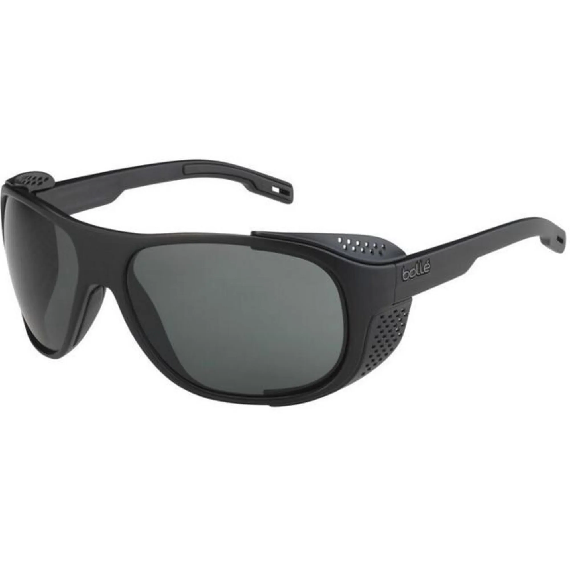 Bolle Unisex Sunglasses - Wraparound Frame | BOLLE GRAPHITE BLACK MATTE - TNS CAT 3