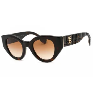 Burberry Women's Sunglasses - Dark Havana Plastic Cat Eye Shape Frame | 0BE4390 300213