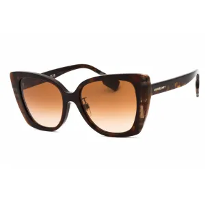 Burberry Women's Sunglasses - Dark Havana/Check Brown Full Rim Frame | 0BE4393F 405313