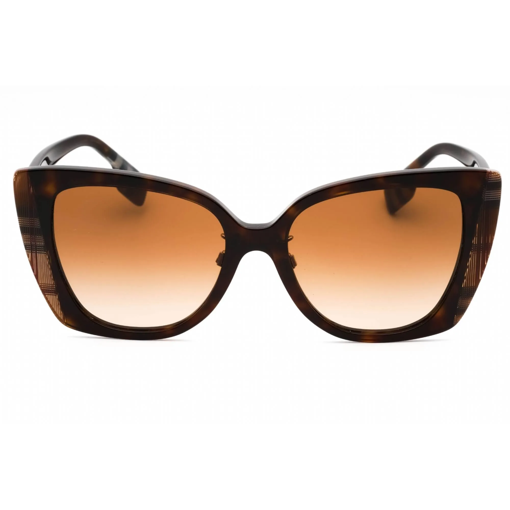 Burberry Women's Sunglasses - Dark Havana/Check Brown Full Rim Frame | 0BE4393F 405313