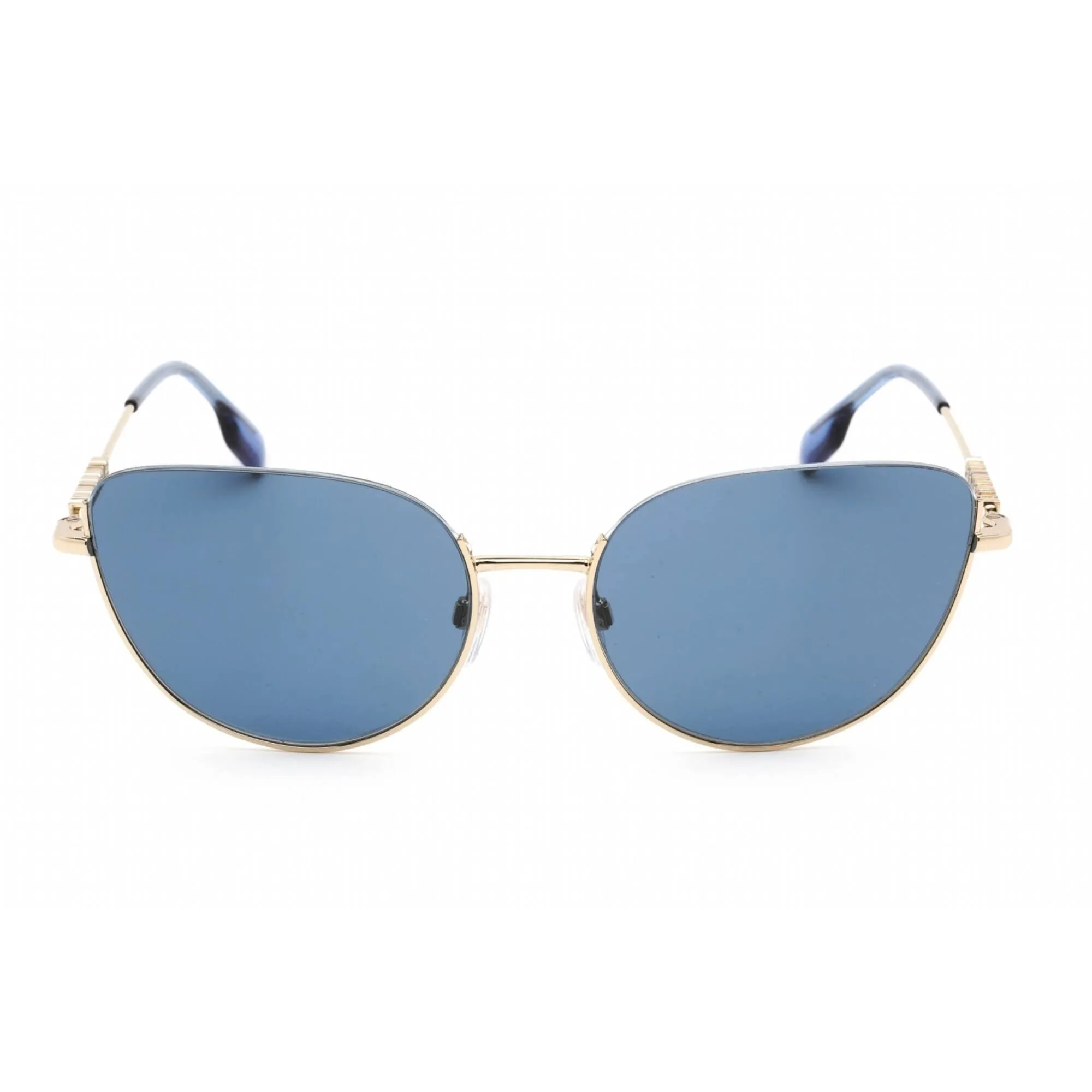 Burberry Women's Sunglasses - Full Rim Light Gold Cat Eye Frame | 0BE3144 110980