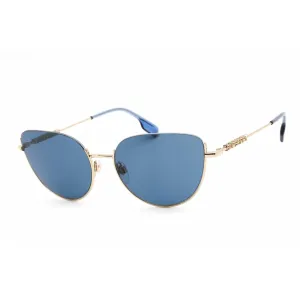 Burberry Women's Sunglasses - Full Rim Light Gold Cat Eye Frame | 0BE3144 110980