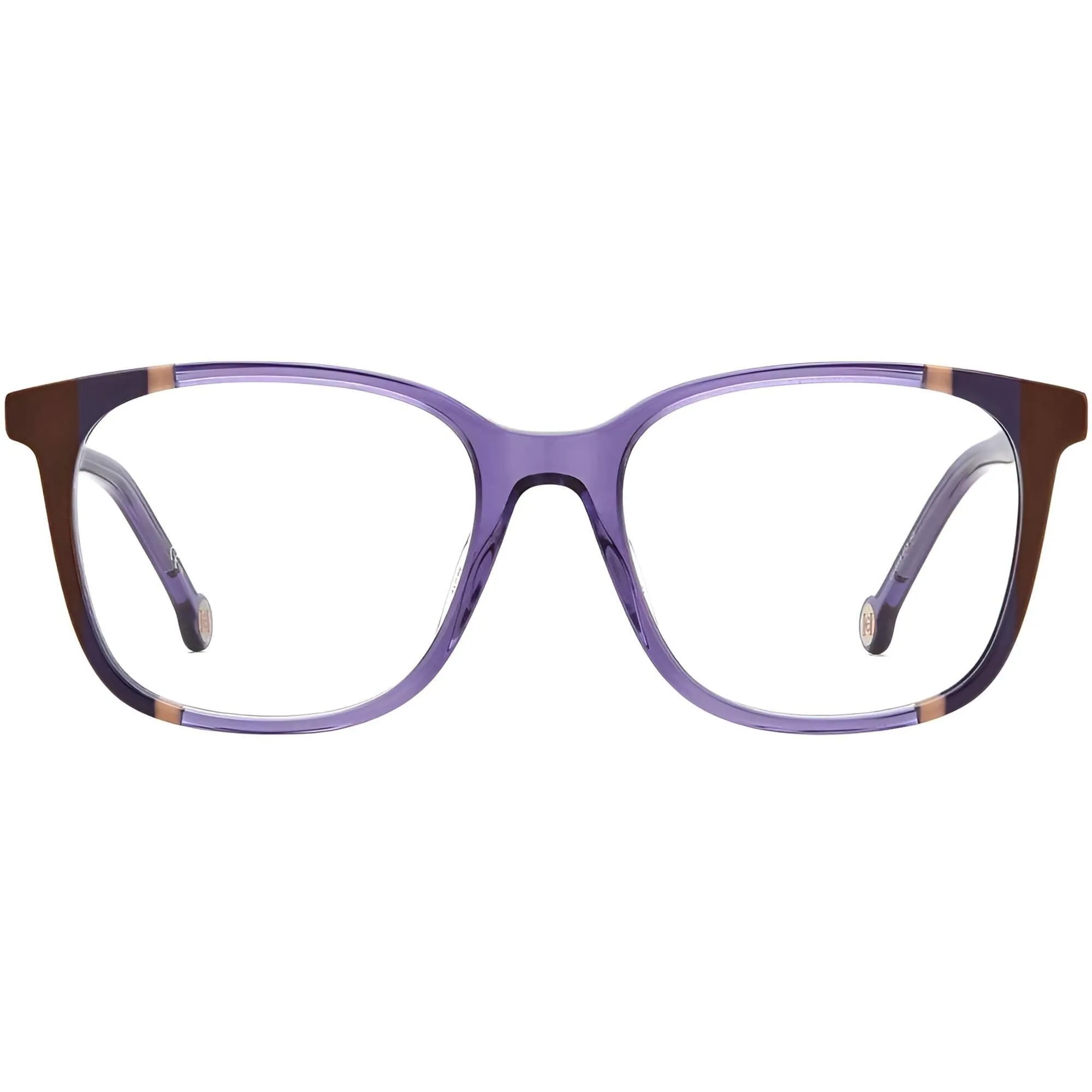 Carolina Herrera Women's Eyeglasses - Violet Brown Plastic Frame | CH 0065 0E53
