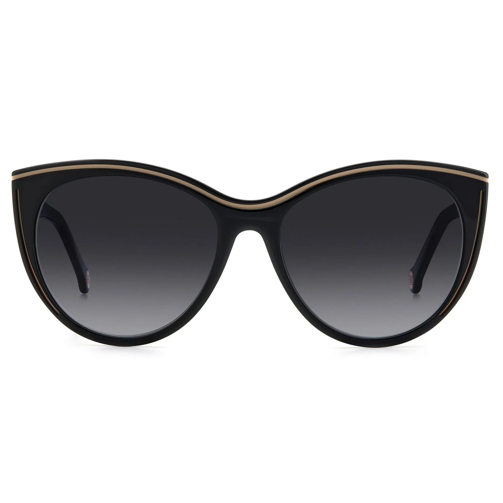 Carolina Herrera Women's Sunglasses - Black Nude Cat Eye Frame | HER 0142/S 0KDX/9O