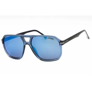 Carrera Men's Sunglasses - Blue Plastic Pilot Full Rim Frame | CARRERA 302/S 0PJP XT