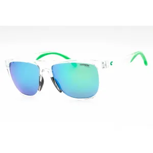 Carrera Men's Sunglasses - Crystal Green Plastic Square Frame | CARRERA 8059/S 00OX Z9