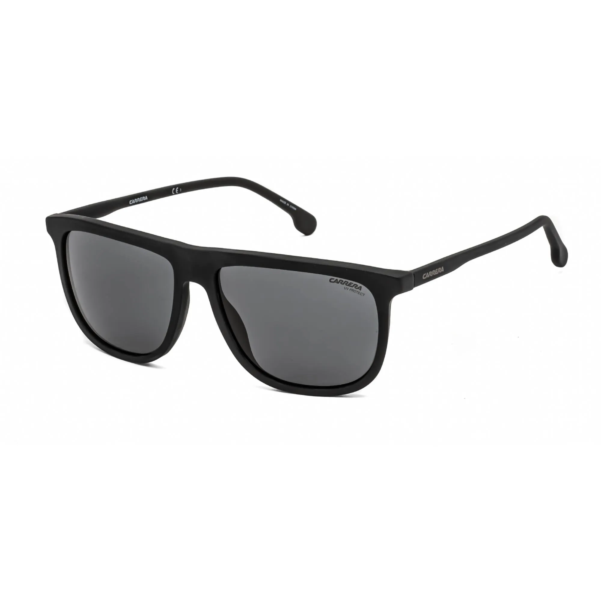 Carrera Men's Sunglasses - Matte Black Browline Frame Grey Lens | 218/S 0003 IR