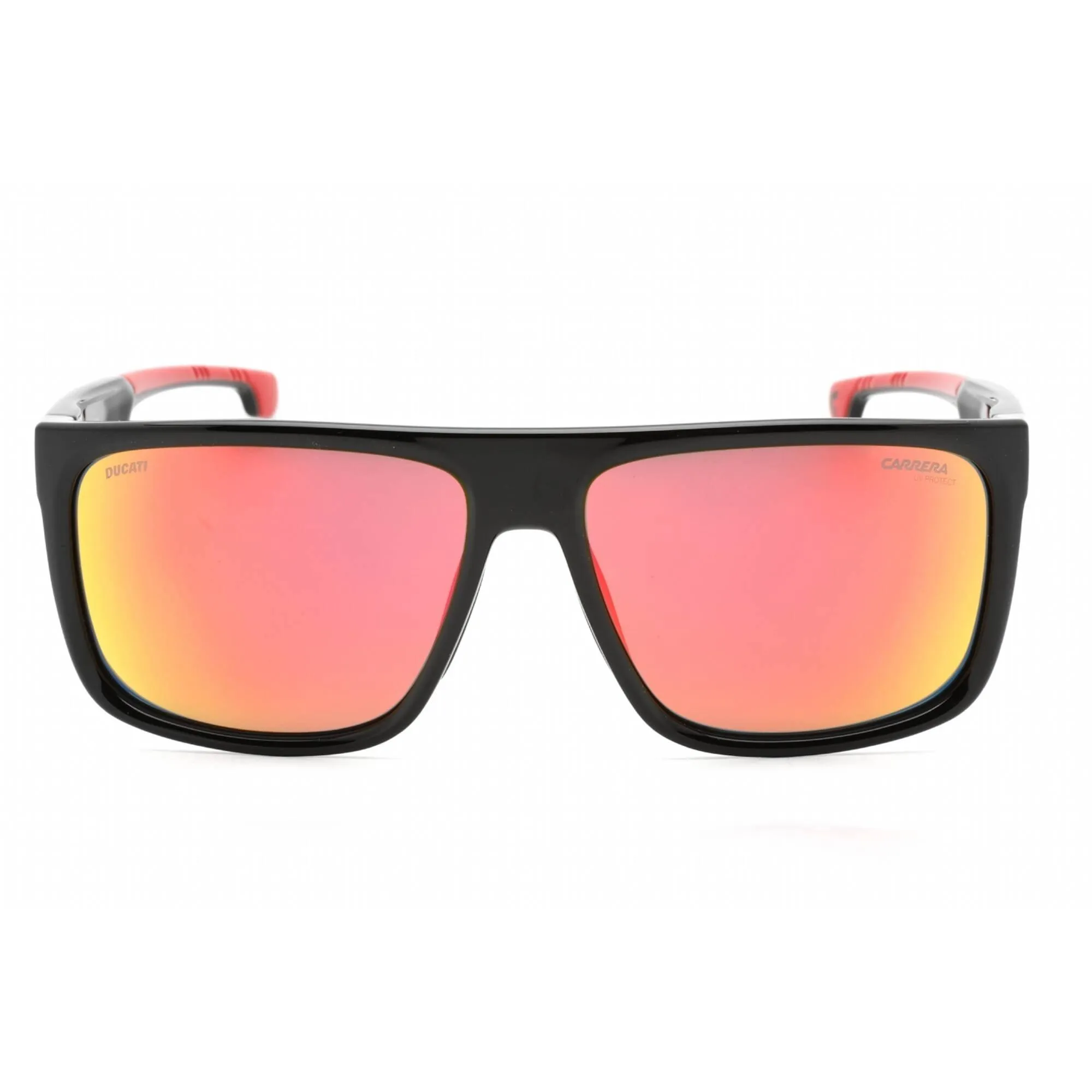Carrera Men's Sunglasses - Red Black Rectangular Frame | DUCATI CARDUC 011/S 00A4 UZ