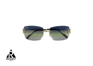Cartier Signature C Gradient Sunglasses Gold