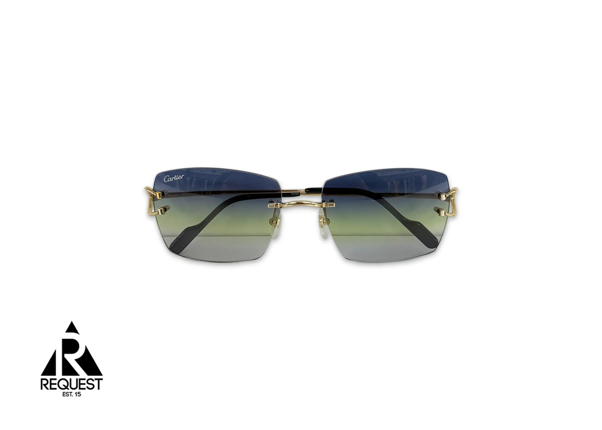 Cartier Signature C Gradient Sunglasses Gold