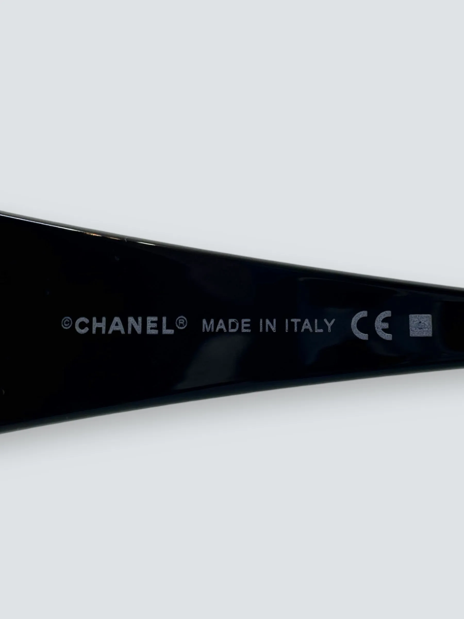 Chanel Black and Green Sunglasses