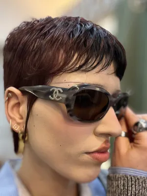 Chanel Grey Sunglasses