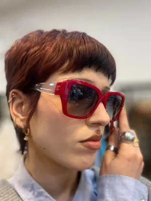 Chanel Red Square Sunglasses