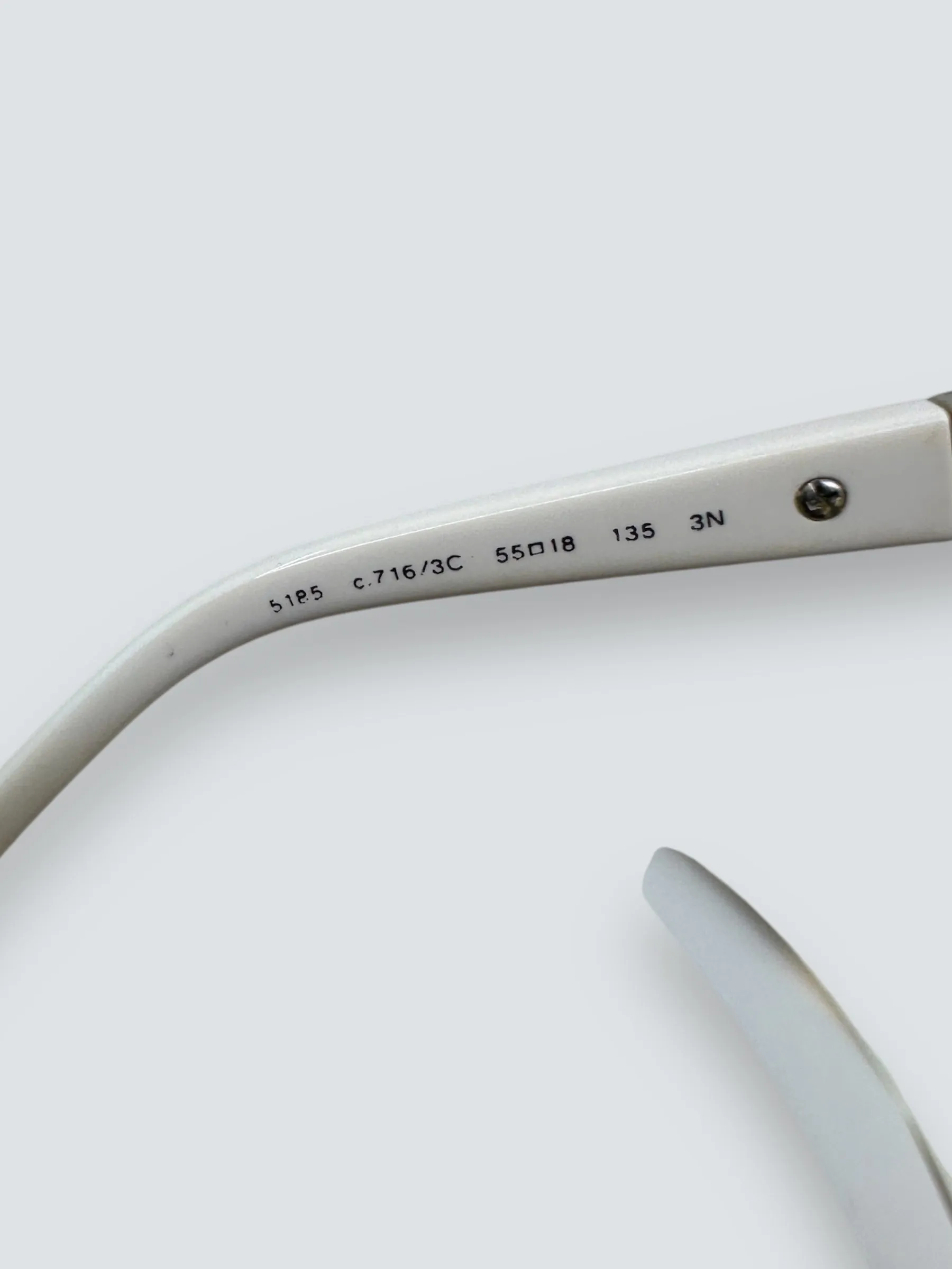 Chanel White Sunglasses