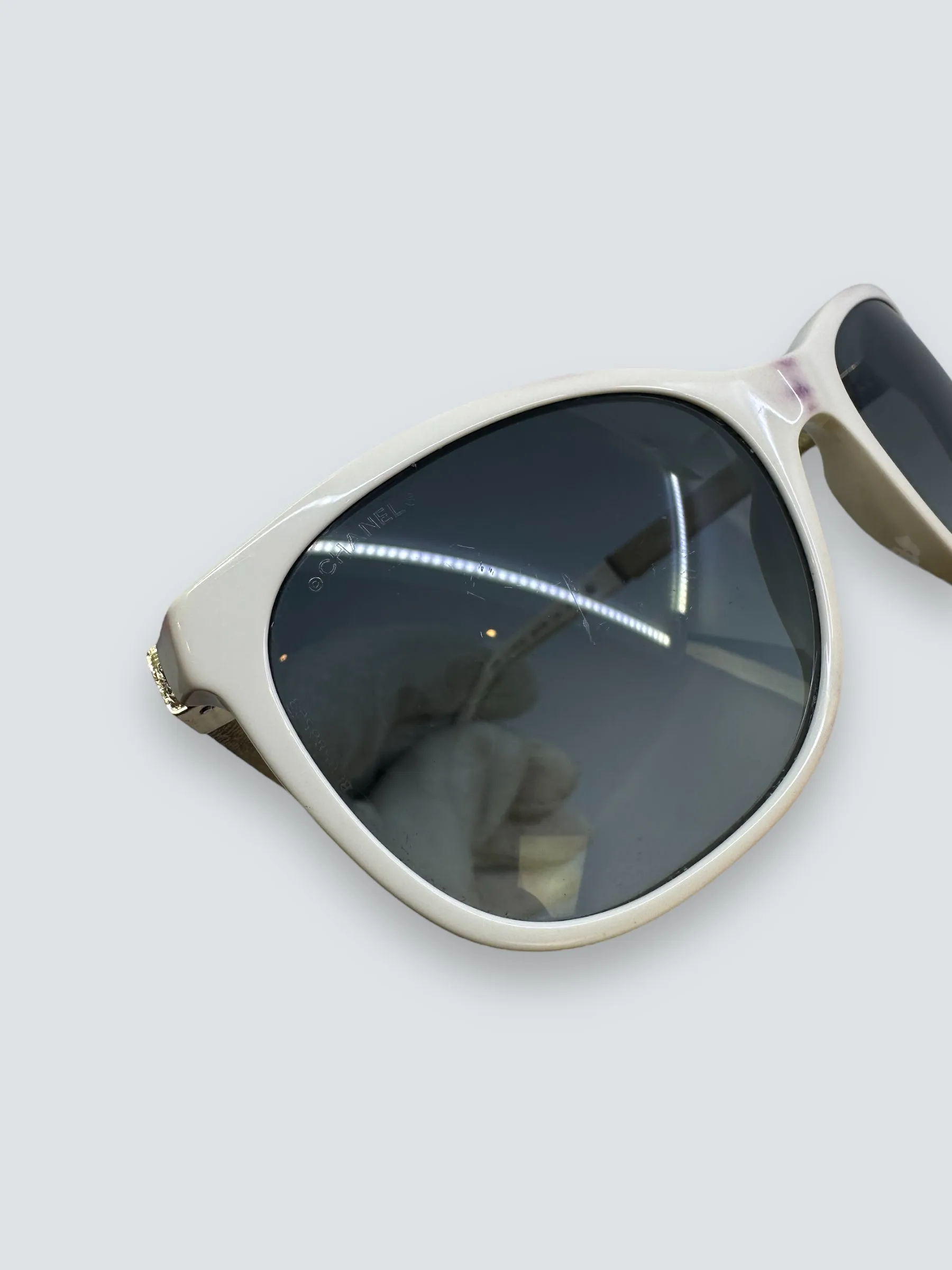 Chanel White Sunglasses