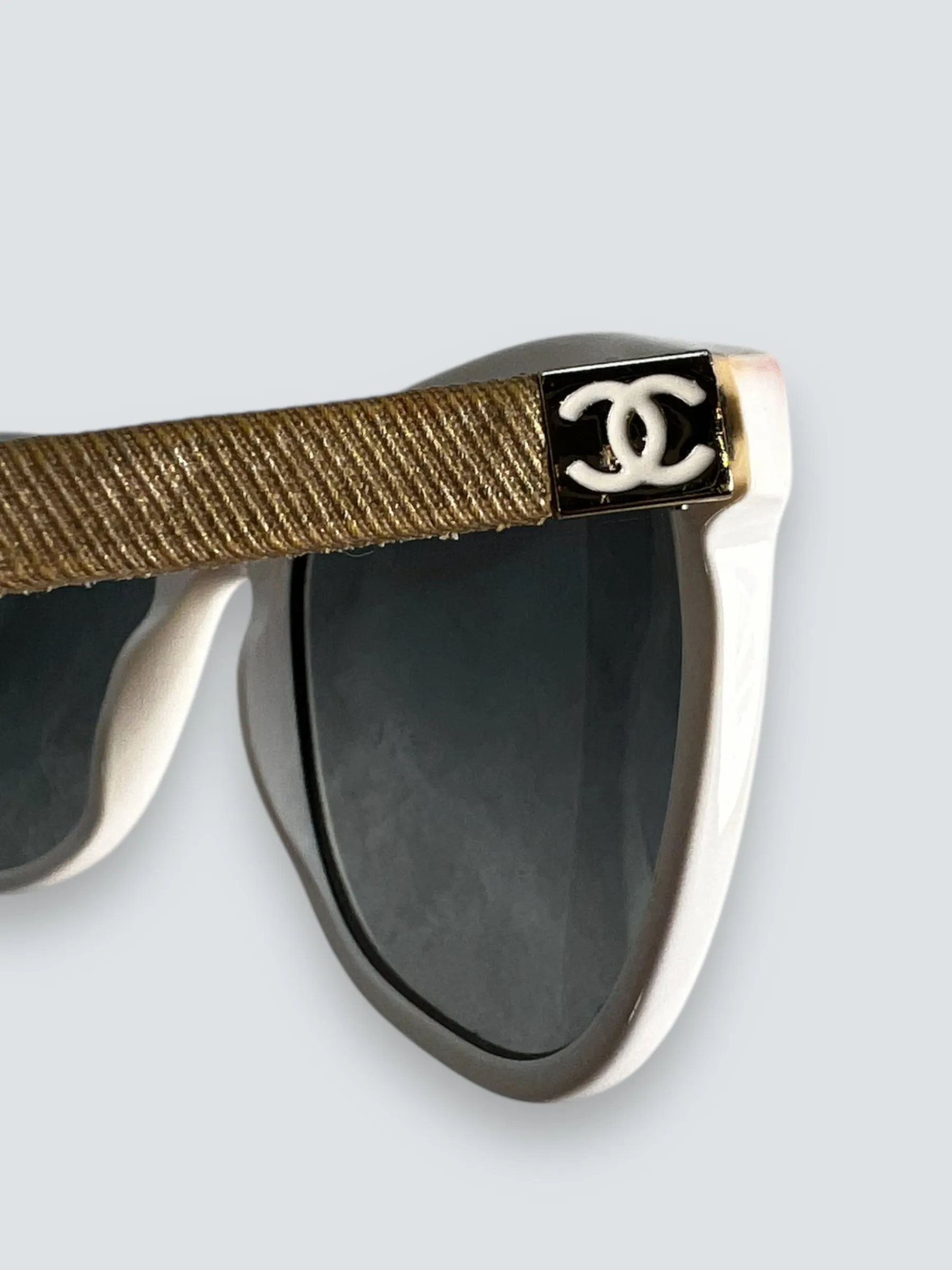 Chanel White Sunglasses