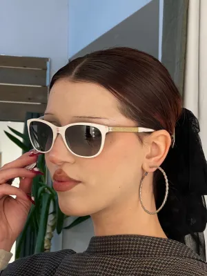 Chanel White Sunglasses