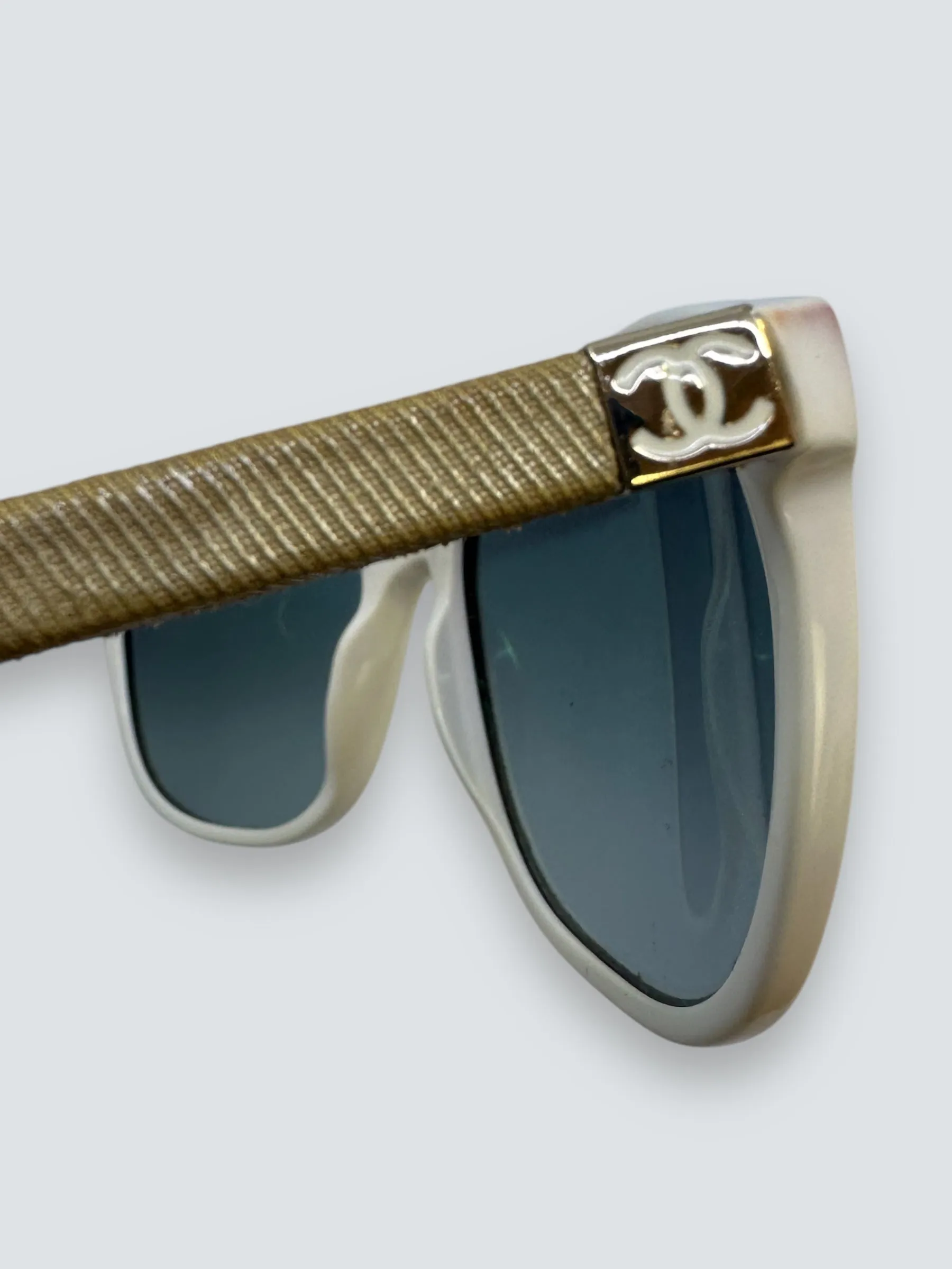 Chanel White Sunglasses