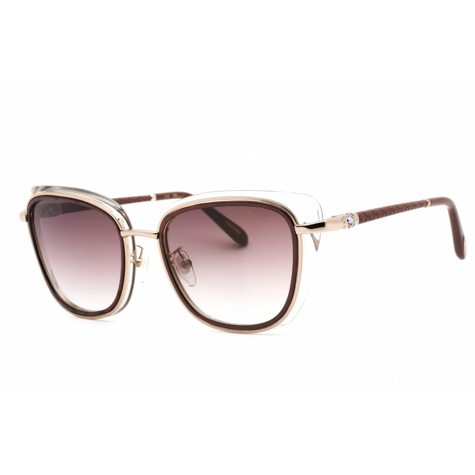 Chopard Women's Sunglasses - Gold Cat Eye Frame Grey Gradient Lens | SCHD40S 08FE