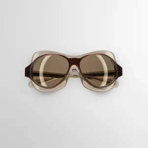 COOKIE SUNGLASSES | cognac acetate