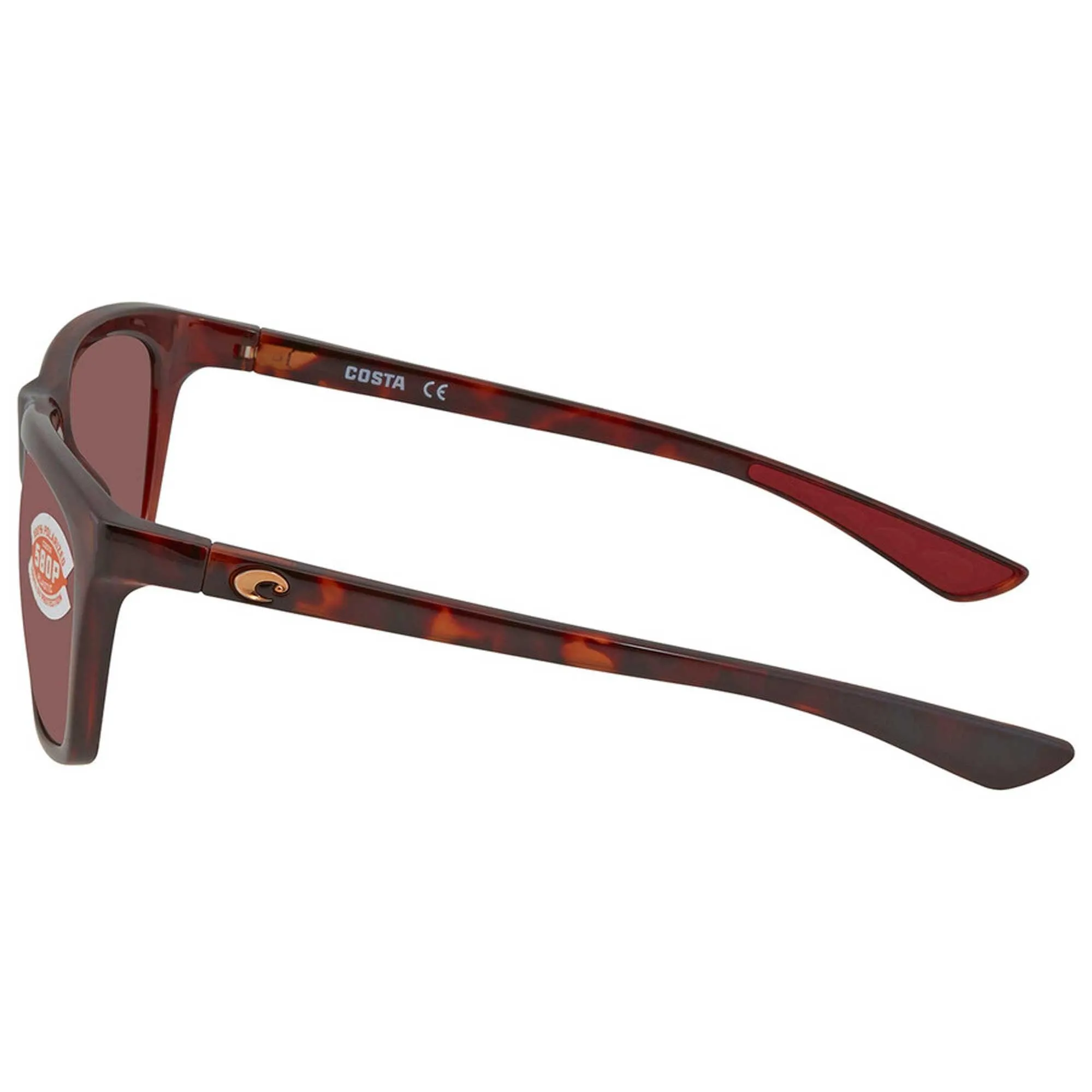 Costa Del Mar Unisex Sunglasses - Cheeca Rose Tortoise Square Frame | 06S9005 002
