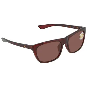Costa Del Mar Unisex Sunglasses - Cheeca Rose Tortoise Square Frame | 06S9005 002