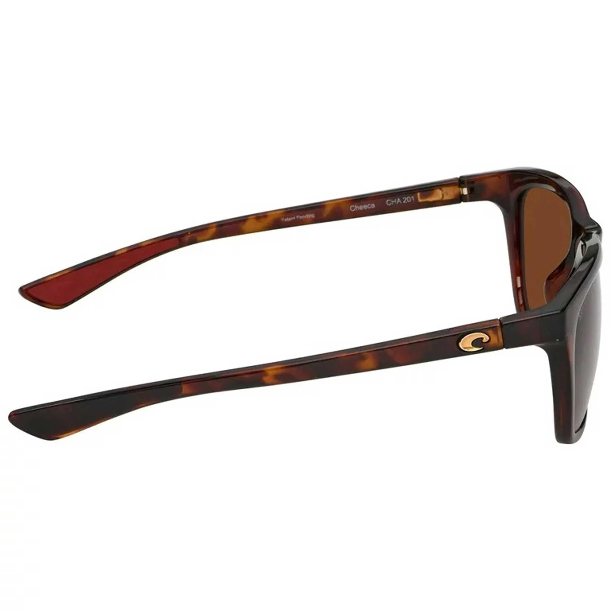 Costa Del Mar Unisex Sunglasses - Cheeca Rose Tortoise Square Frame | 06S9005 002