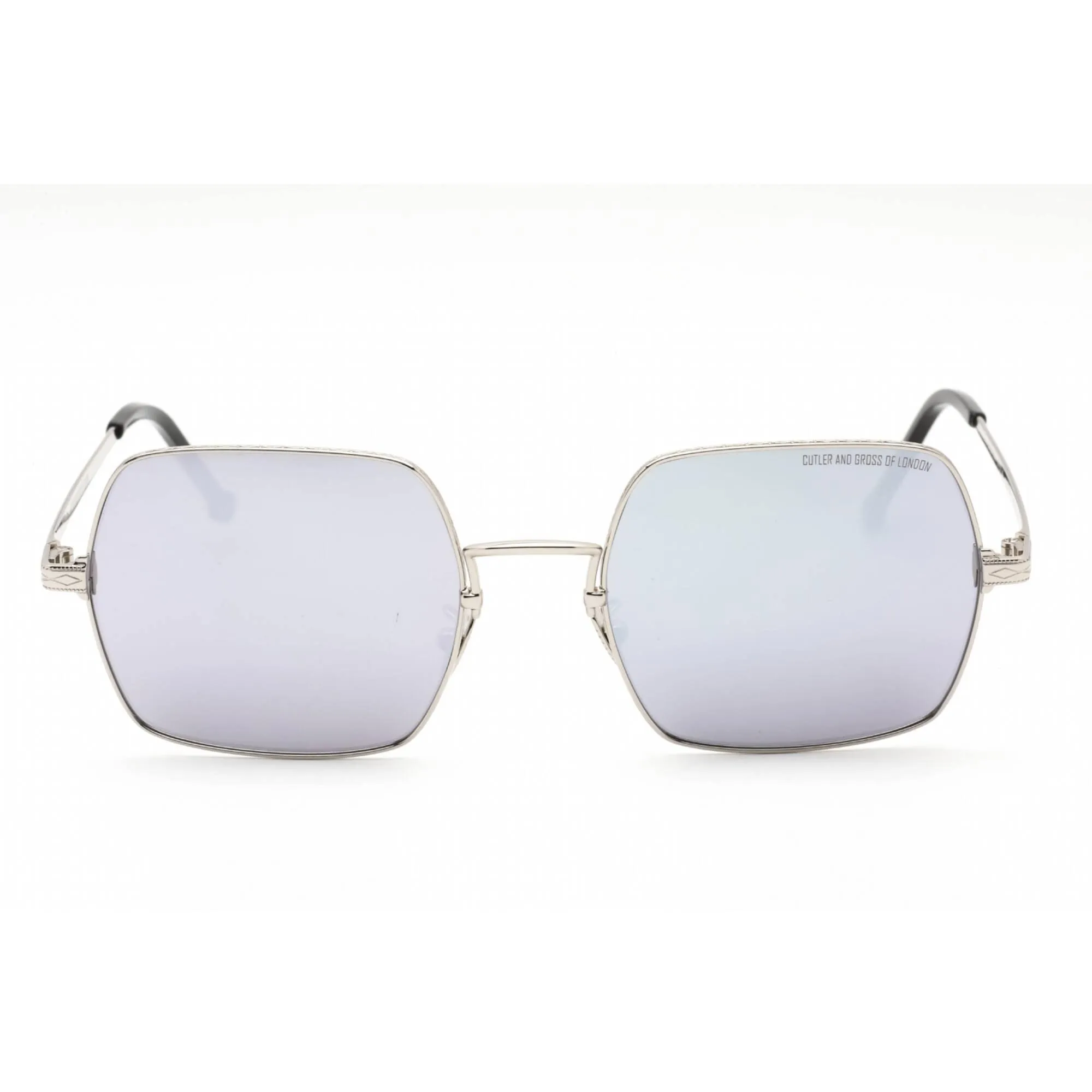 Cutler and Gross Women's Sunglasses - Silver/Black/Metallic Square Frame | CG1300S 001