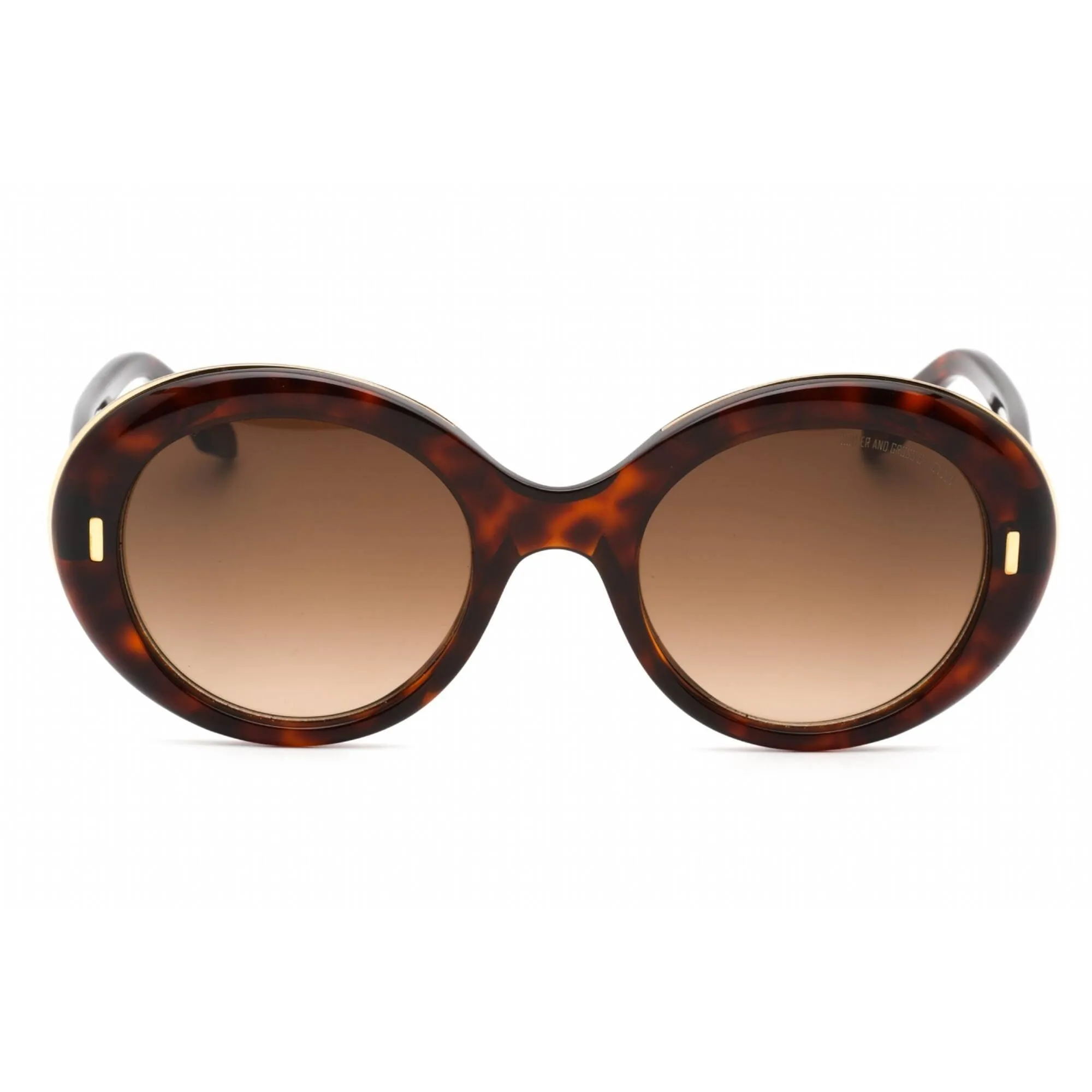Cutler and Gross Women's Sunglasses - Tortoiseshell Acetate Oval Frame | CG1327S 004