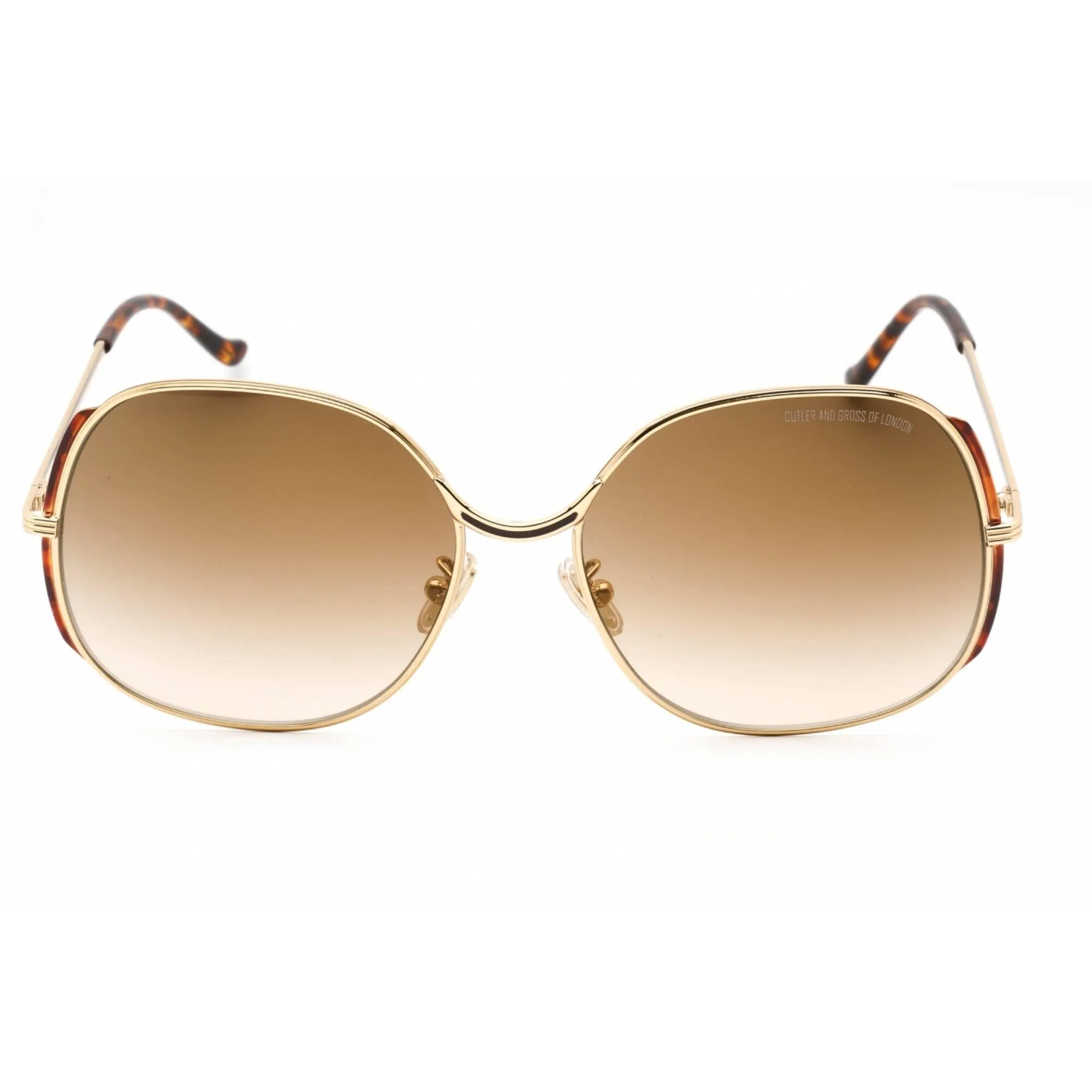Cutler and Gross Women's Sunglasses - Tortoiseshell Metal Round Frame | CG1331S 004