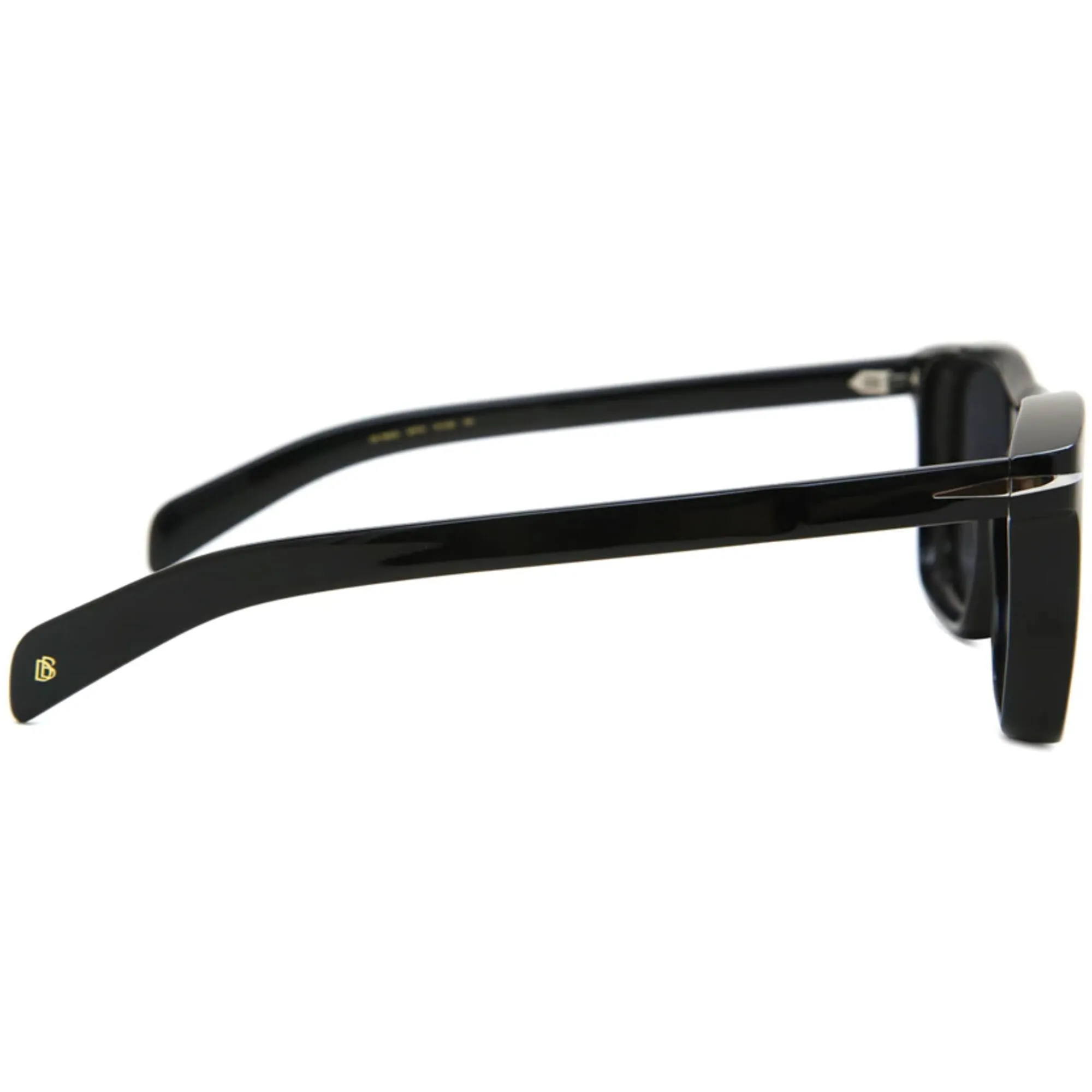 David Beckham Men's Sunglasses - Black Acetate Full Rim Square | DB 7000/S 0807/T4
