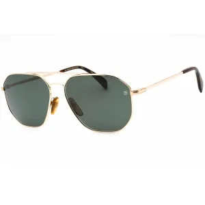 David Beckham Men's Sunglasses - Gold Havana Aviator Full Rim | DB 1041/S 006J QT