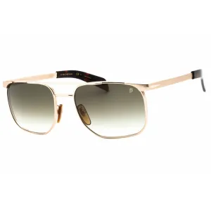 David Beckham Men's Sunglasses - Gold Havana Metal Pilot Frame | DB 7048/S 006J 9K