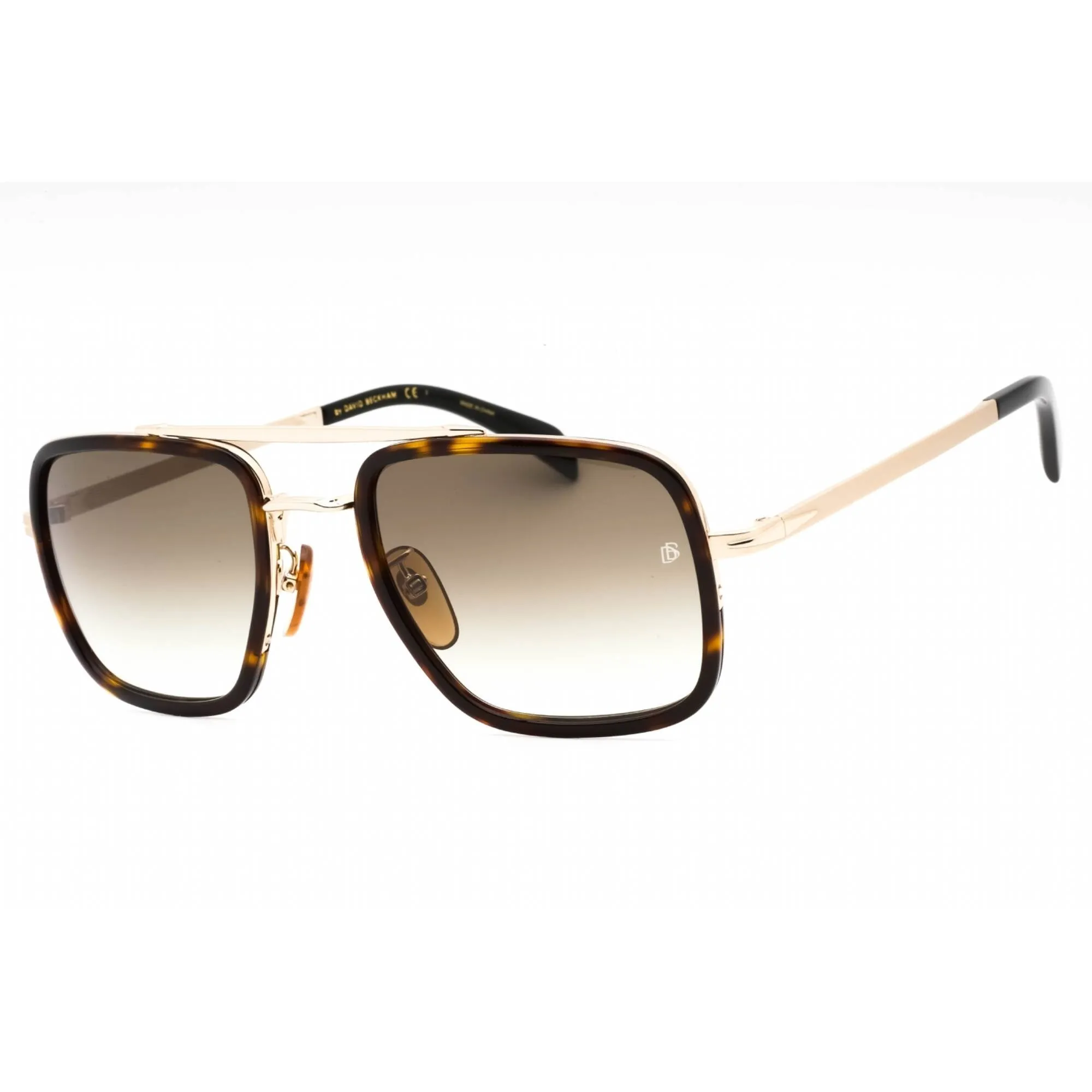 David Beckham Men's Sunglasses - Gold Havana Metal/Plastic Frame | DB 7002/S 006J 9K