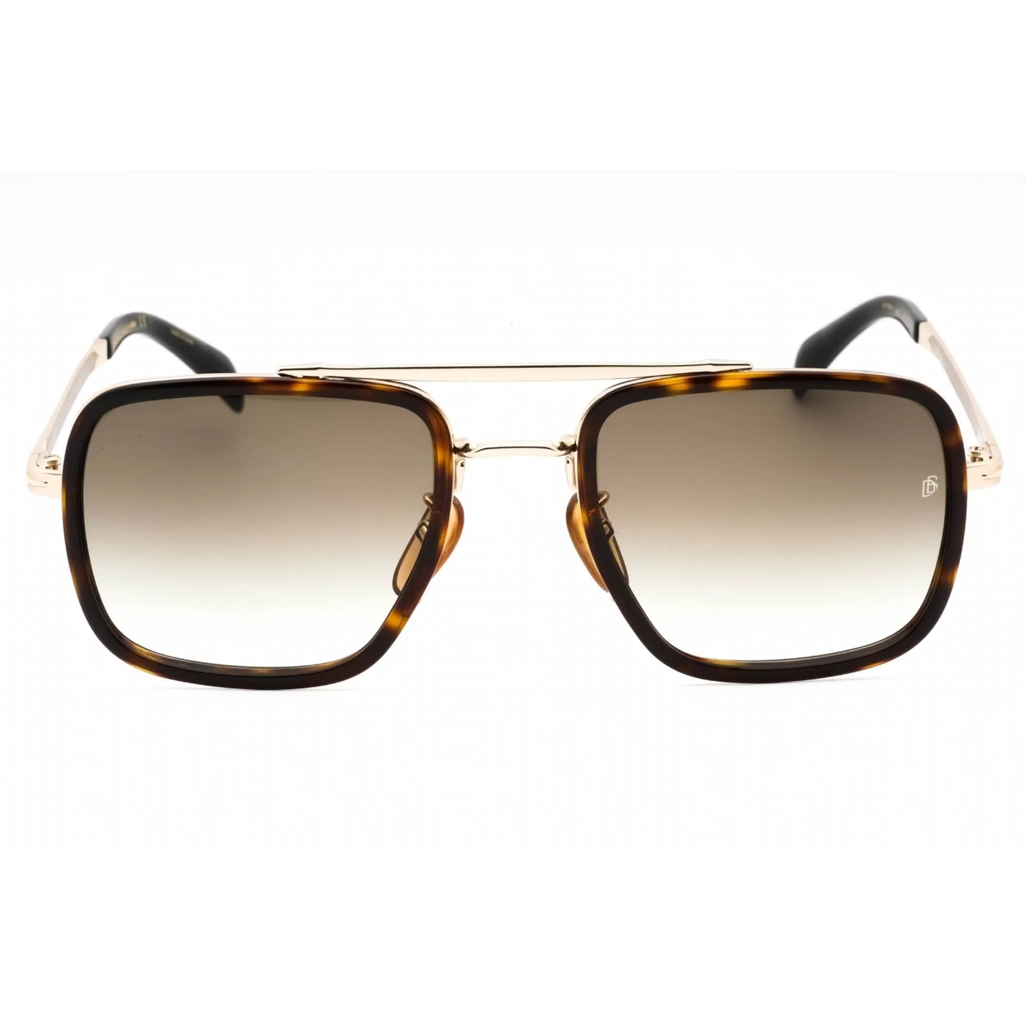 David Beckham Men's Sunglasses - Gold Havana Metal/Plastic Frame | DB 7002/S 006J 9K