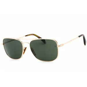 David Beckham Men's Sunglasses - Gold Metal Square Full Rim Frame | DB 1093/S 0J5G QT