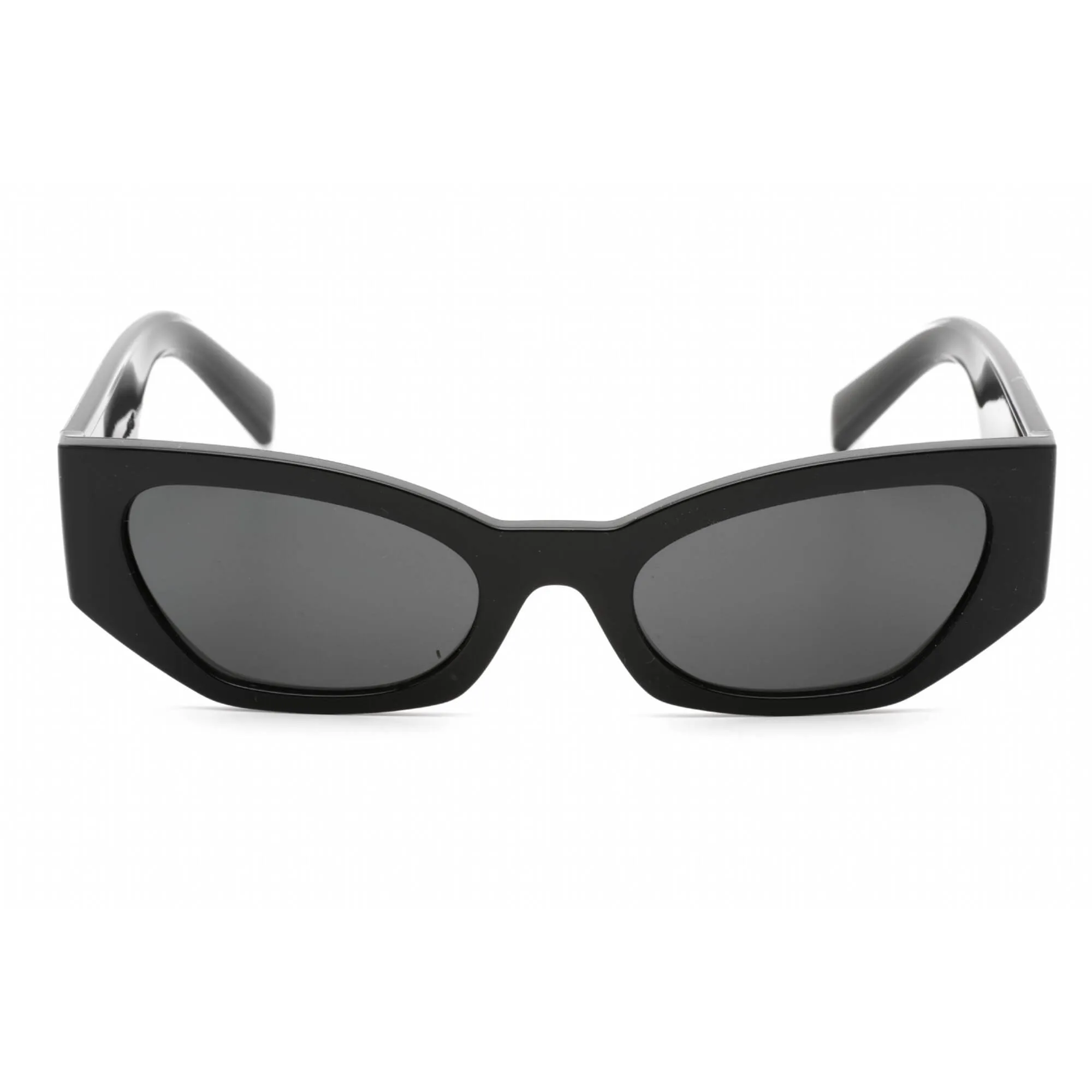 Dolce & Gabbana Women's Sunglasses - Black Cat Eye Frame Grey Lens | 0DG6186 501/87