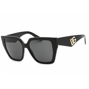 Dolce & Gabbana Women's Sunglasses - Black Cat Eye Full Rim Frame | 0DG4438 501/87
