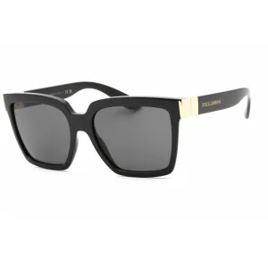 Dolce & Gabbana Women's Sunglasses - Black Cat Eye Full Rim Frame | 0DG6165 501/87