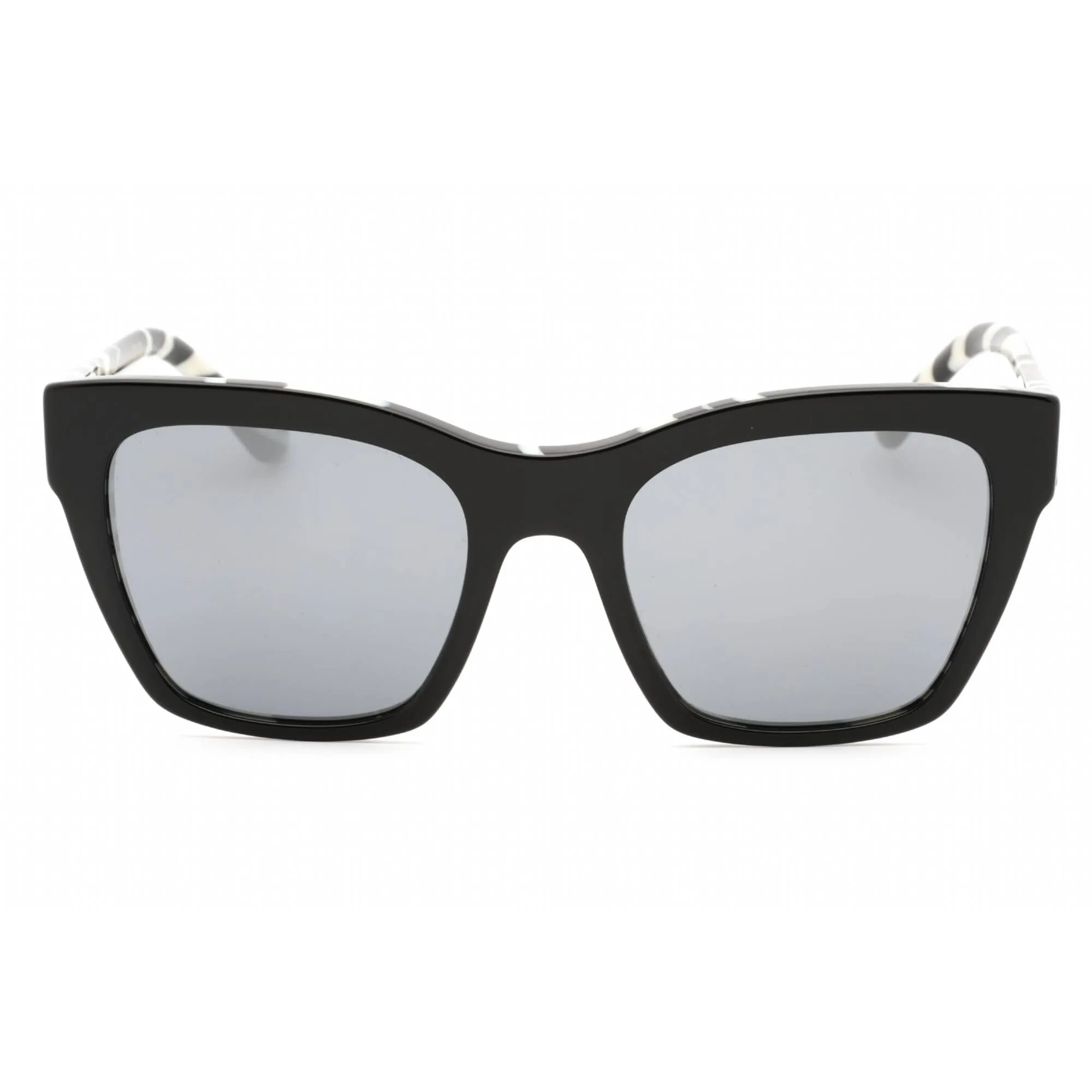 Dolce & Gabbana Women's Sunglasses - Black On Zebra Cat Eye Frame | 0DG4384 33726G