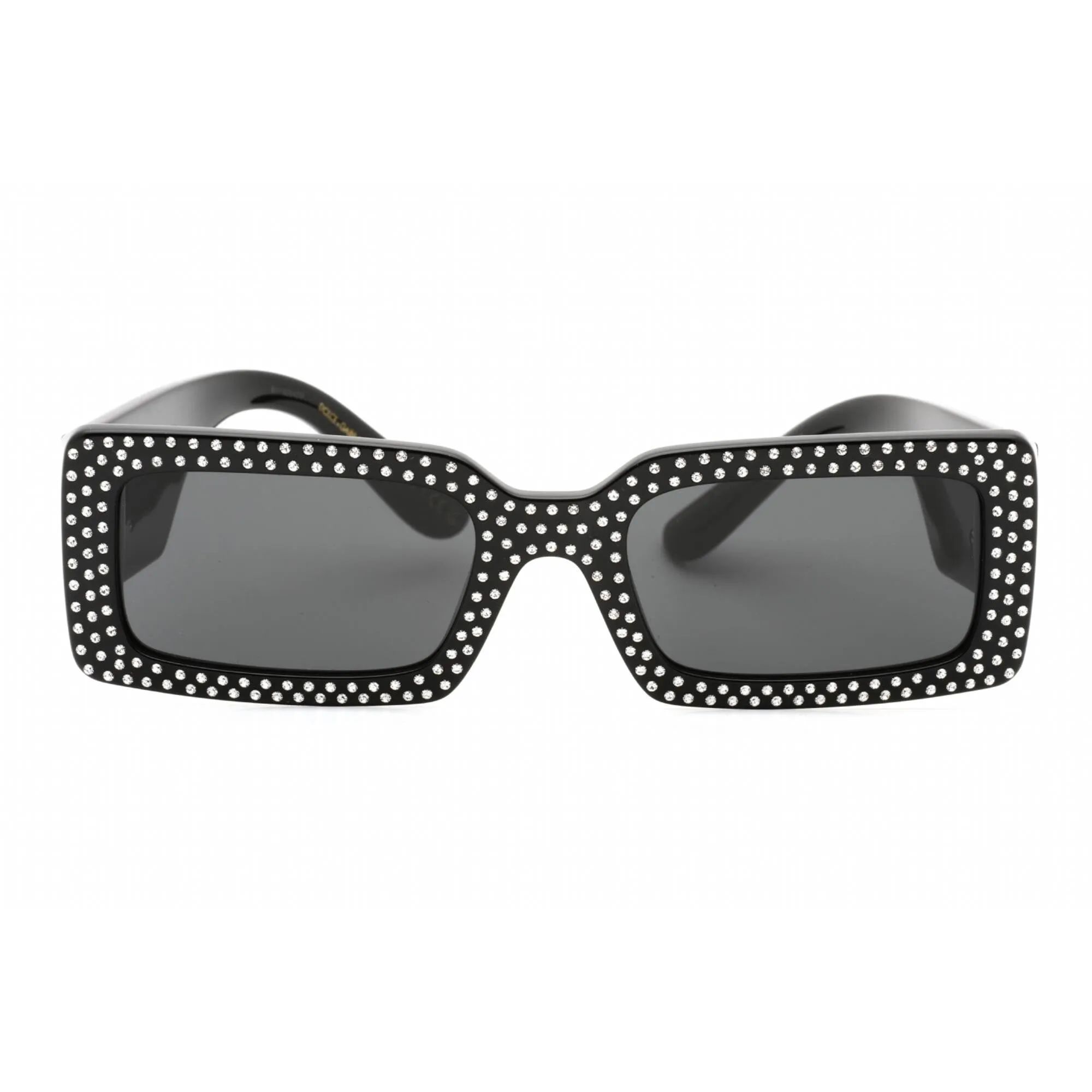 Dolce & Gabbana Women's Sunglasses - Black Rectangular Plastic Frame | 0DG4447B 501/87